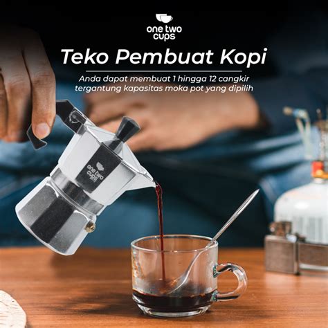 Jual Mokapot 50ml Mocka Pot Mockapot Singel Shot One Two Cups Espresso