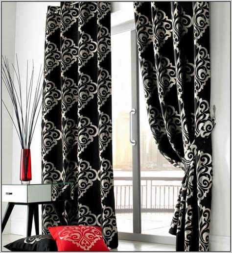 Curtain Design Black And White - Favorite Recipes And Curtains Ideas