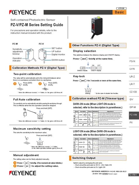 Keyence | PDF | Electrical Engineering | Computer Engineering