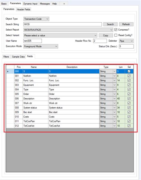 Extract Pm Plant Maintenance Order Data Into Alteryx T Code Iw