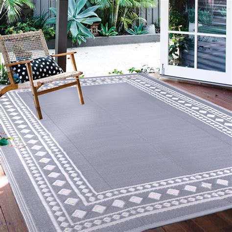 Outdoor Rugs 8x10 Waterproof For Patios Clearanceplastic Straw Mats