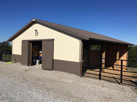 Horse Run In Shed - Walters Buildings