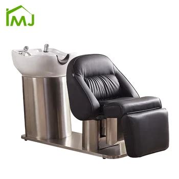 Luxury Electric Adjustable Lift Salon Barber Shop Hair Wash Bed Shampoo