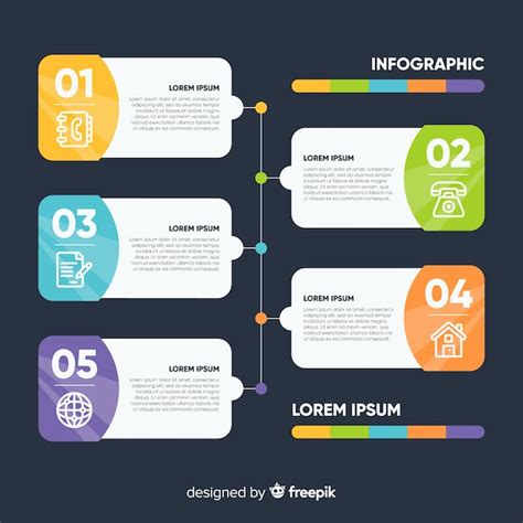 Premium Vector Flat Infographic