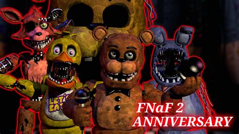 Five Nights At Freddys 2 Anniversary Poster C4d By Clasd1637 On