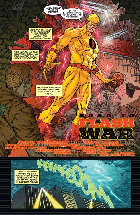 Dc Comics Universe And The Flash 46 Spoilers The Flash War Begins With