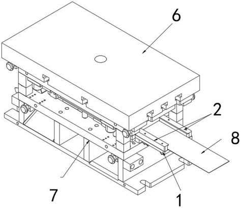 一种模具居中送料机构及冲压模具的制作方法