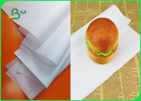 30 60 Gsm MG White Kraft Paper FDA Certified For Food Wrapping Bags