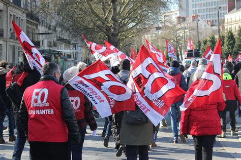 Force Ouvrière 44 Manif du 7 février 2023 à Nantes Force Ouvrière 44