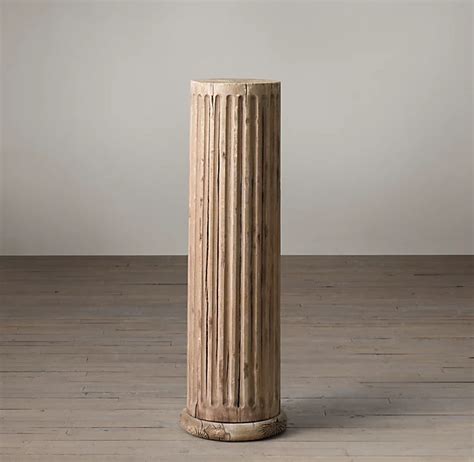 19th C Fluted Column