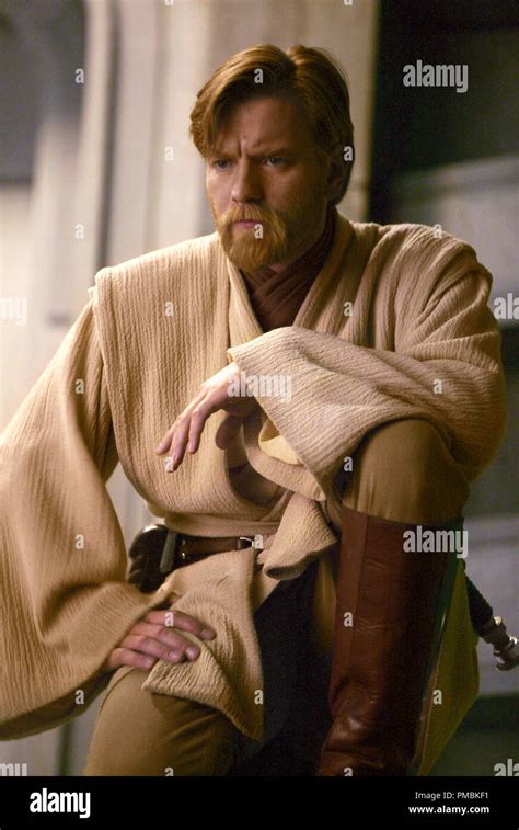 Ewan McGregor Plays Obi Wan Kenobi In Star Wars Episode III Revenge Of