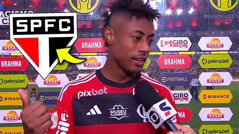 OLHA OQUE BRUNO HENRIQUE FALOU APÓS ACERTA SPFC NOTICIAS DO SÃO