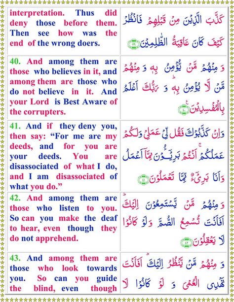 Read Surah Yunus With English Translation