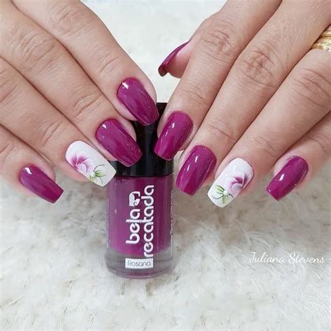 22 Modelos De Unhas Perfeitas Esmaltes Roxos