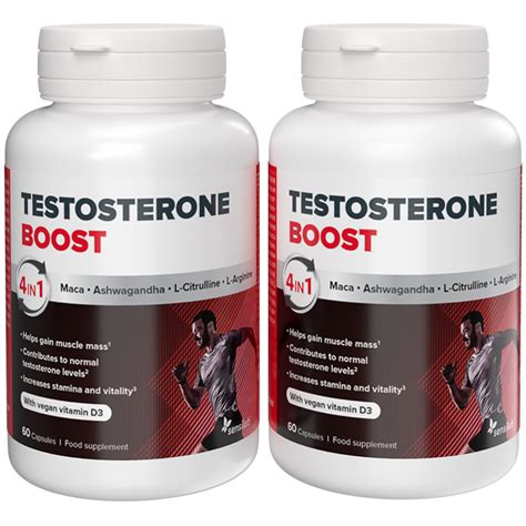 Testosterone Boost 2x Impulsionador Natural De Testosterona Sensilab