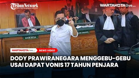 Dody Prawiranegara Menggebu Gebu Usai Dapat Vonis Tahun Penjara