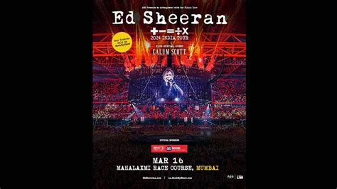 Ed Sheeran Brings His Record Breaking ÷ X Tour To India On 16