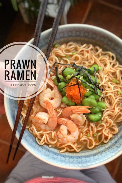 Easy Prawn Ramen Soup Recipe Simple Tasty Good