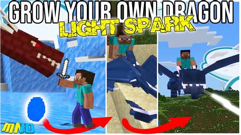 Grow Your Own Light Spark Dragon Addon For Minecraft Bedrock YouTube