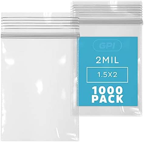 Amazon Dazzling Displays 100 Clear Reclosable Zipper Bag 2 Mil