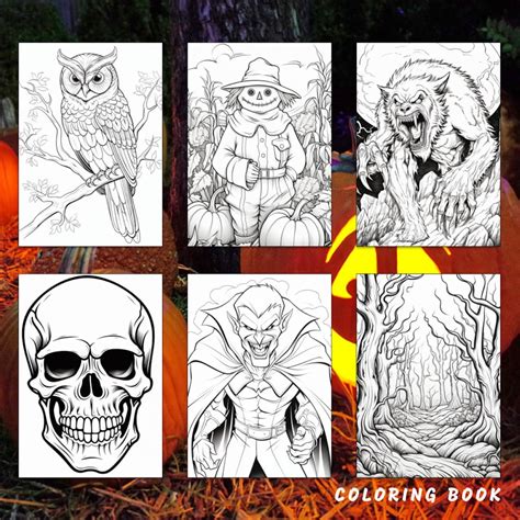 33 Halloween Coloring Page Autumn Coloring Magic Coloring Book