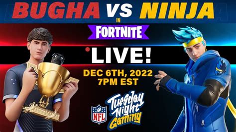 Bugha vs Ninja – Stars face off in special Fortnite Chapter 4 Event