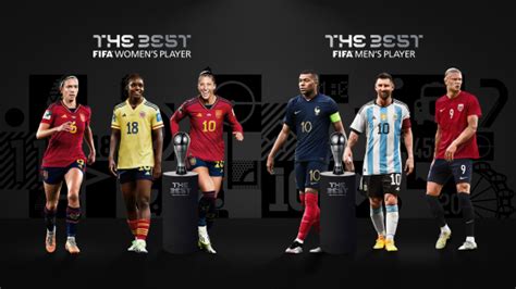 Foottheball Lionel Messi Erling Haaland And Kylian Mbappe Were