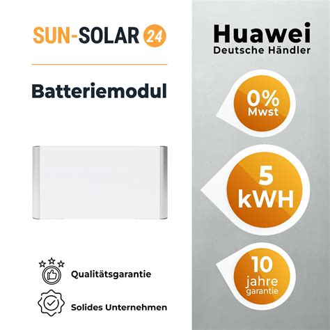 Huawei LUNA2000 5 KWh Lithium Batteriemodul LiFePO4 Speichersystem Luna