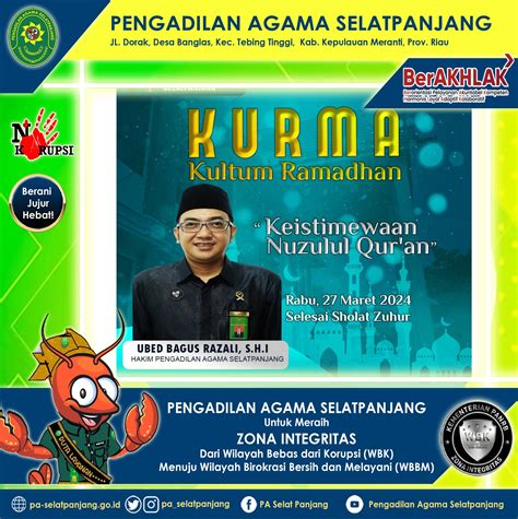 Kultum Ramadhan Kurma Dengan Tema Keistimewaan Nuzulul Qur An