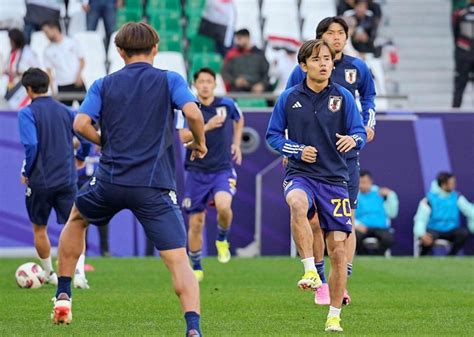 日本代表 イラク戦のスタメン発表 久保建英がスタメンに名を連ねる Gkは鈴木 勝てば1次リーグ突破サッカーデイリースポーツ Online