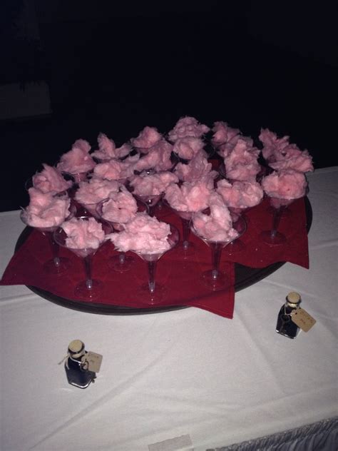 Cotton Candy In Martini Glasses Cotton Candy From Papas Johns Peanutsinc Alice In