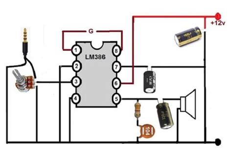 Low Power Audio Amplifier Using Ic Lm 386 In 2023 Audio Amplifier Amplifier Electronic