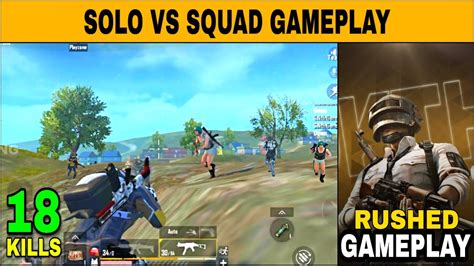 18 Kills Solo Vs Squad Gameplay Pubg Mobile Lite Youtube