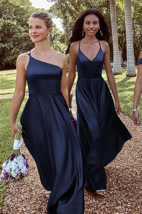 Navy Bridesmaid Dresses 15 Ideas For Your Girls