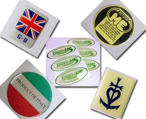 Domed Stickers for Branded Corporate and Promotional Gifts