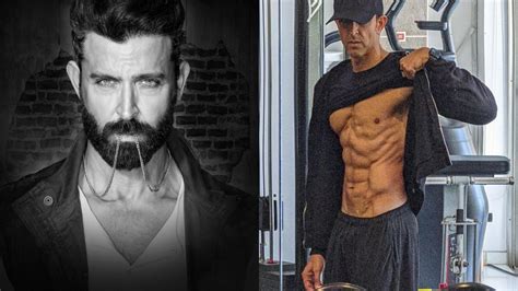 Hotness Alert Hrithik Roshan Flaunts His Droolworthy Pack Abs Amid