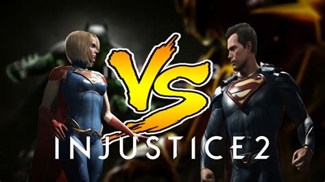 Supergirl Vs Superman Injustice 2 Youtube