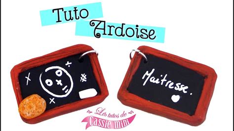 Tuto Ardoise d école en fimo idée cadeau enseignant YouTube