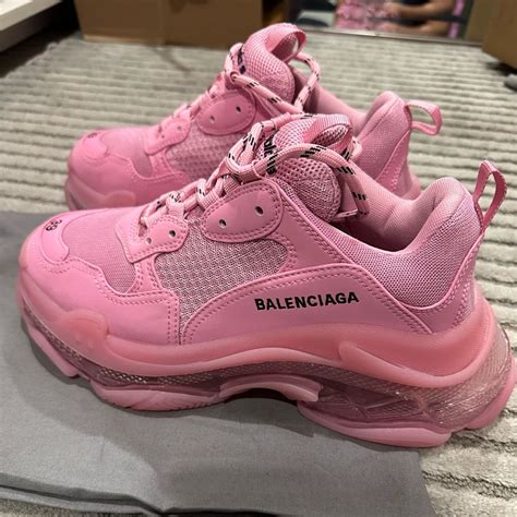 Balenciaga Triple S Sneakers In Pink Gem