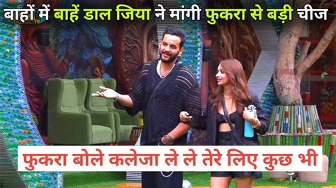 Bigg Boss Ott 2 Live Captaincy Task Jiya Shankar And Fukra Insaan Cute Moment Today Full