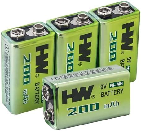 Amazon Hw Pack Rechargeable Ni Mh V Batteries Pre Charged