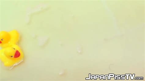 Shy Japanese Babes Show Off Hairy Pussy While Pissing