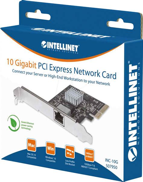 INT 507950 Netzwerkkarte PCI Express 10 Gigabit Ethernet 1x RJ45