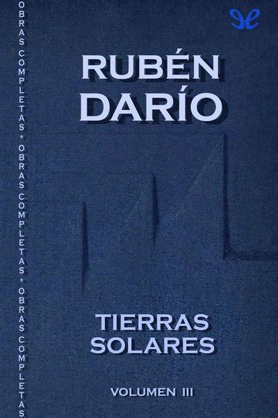 Tierras solares de Rubén Darío en PDF MOBI y EPUB gratis Ebookelo