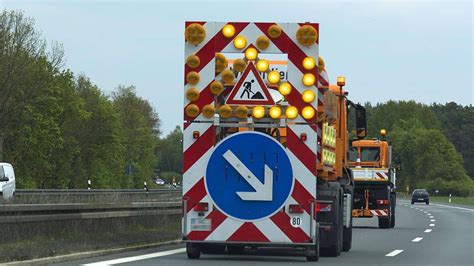 Bauarbeiten auf der Autobahn 1 zwischen Wildeshausen und Groß Ippener