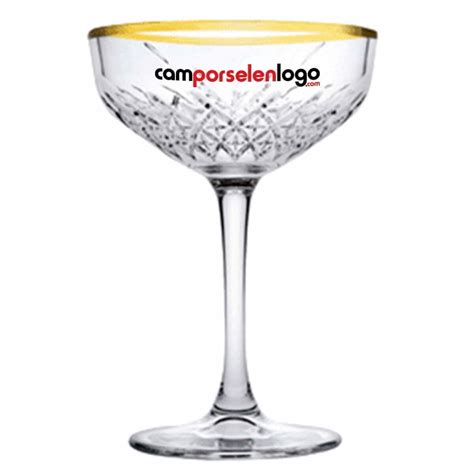 Logo Printed Pasabahce Champagne Glass Timeless Camporselenlogo