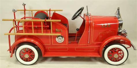 Vintage American National Pedal Fire Truck At Stdibs American