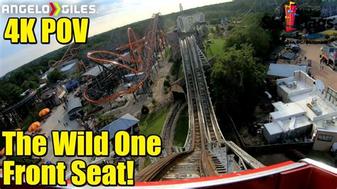 The Wild One In 4k Front Seat Pov Six Flags America Youtube