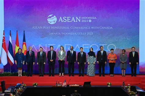 Asean Pmc Dengan Kanada Antara Foto