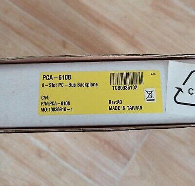 1pc NEW PCA 6108 REV A0 8 Slot PC BUS BACKPLANE By DHL Or FedEx V2UD